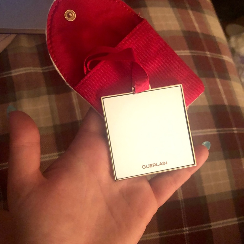 Guerlain Paris Compact Mirror & Pouch